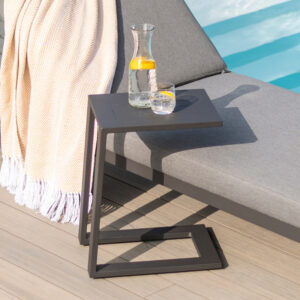 Berlin Aluminium Side Table - Grey