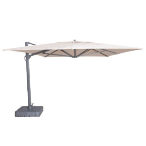 MZ Artemis Rectangular Cantilever Parasol - Beige