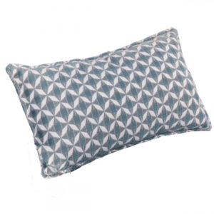 MZ Outdoor Sunbrella Fabric Bolster Cushion - Pack Of 2 - Mosaic Blue