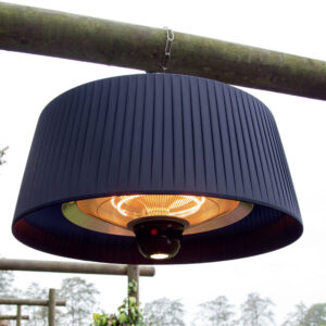 Lille Hanging Electric Patio Heater - 1800W - Charcoal