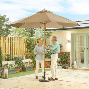 Juno Wooden Parasol - 3m Round