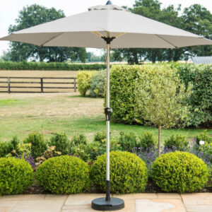 MZ 3m Round Parasol - Grey