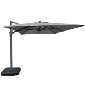 MZ Atlas Rectangular Cantilever Parasol - Grey