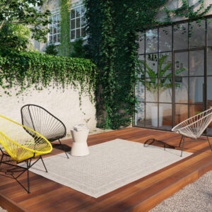 Milan Grey Indoor/Outdoor Rug - 160x230cm