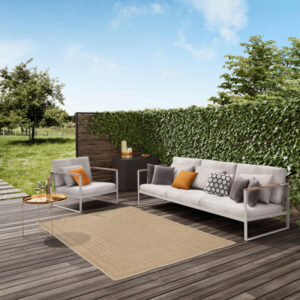 MZ Alfresco Oatmeal Outdoor Rug - 160x230cm
