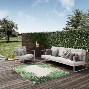 Milan Palm Leaf Indoor/Outdoor Rug -200x290cm