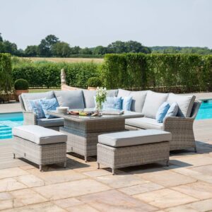 Stratford 4-8 Seater Royal Rattan Corner Dining Set