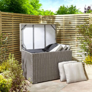 Prestbury Rattan Cushion Box - Natural Stone