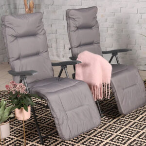 RC Cairo Metal Relaxer Chair - Pack of 2