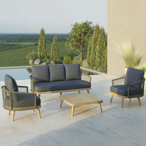 Valencia 5 Seater Rope Sofa Set