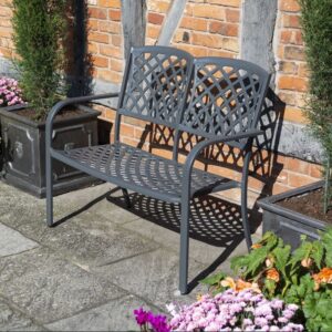 Vienna Aluminium 2 Seater Bench