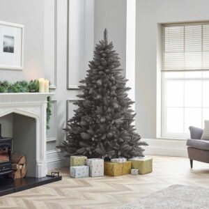 Vixen Leyland Spruce Grey Artificial Christmas Tree - 6ft