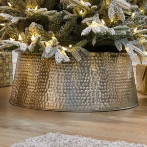 Vixen Metal Tree Ring - 70cm Round - Silver