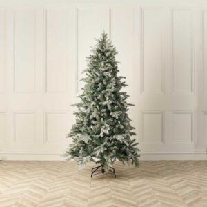 Vixen Sitka Spruce Frosted Artificial Christmas Tree - 5ft