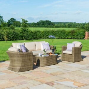 Cheltenham 5 Seater Rattan Sofa Set