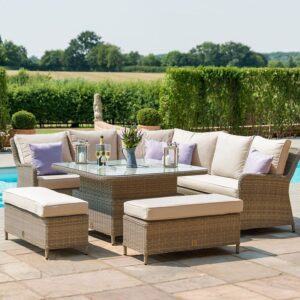 Cheltenham Royal Rattan Corner Dining Set