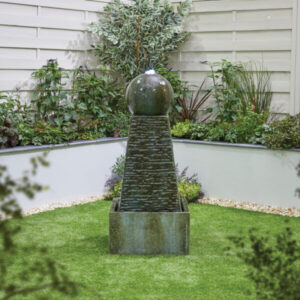 La Hacienda Obelisk Falls Water Feature Inc LEDS