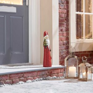 Comet Red Father Christmas with LED Tree - 51cm