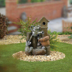 La Hacienda Country Garden Pour Water Feature Inc LEDS