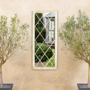 La Hacienda Lattice Stone Effect Mirror