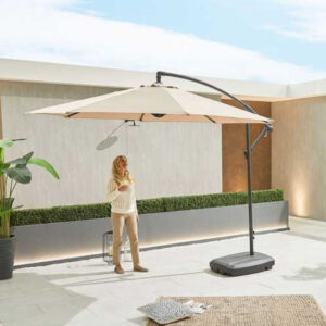 Nova - Cantilever Parasol - 3m Round - Beige