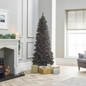 Vixen Balsam Fir Slim Artificial Christmas Tree - Grey - 8ft