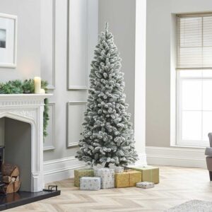 Vixen Balsam Fir Snowy Artificial Christmas Tree - 7ft