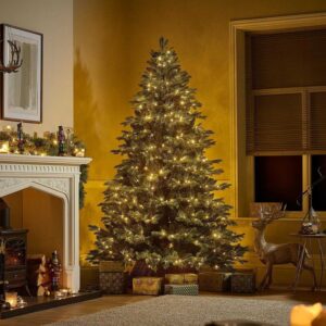 Vixen Fraser Fir Pre-Lit Artificial Christmas Tree - 6.5ft