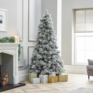 Vixen Virginia Pine Snowy Artificial Christmas Tree - 5ft