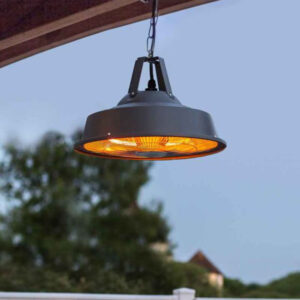 La Hacienda Grey Retro Hanging Heater