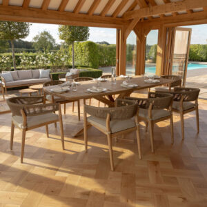 MZ Porto 8 Seater Rectangular Dining Set