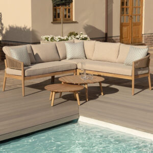 MZ Porto Corner Sofa With 2 Tables