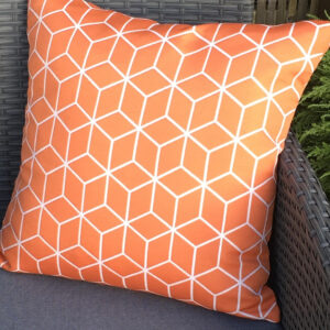 RC Orange Geometric Scatter Cushion - Pack Of 2