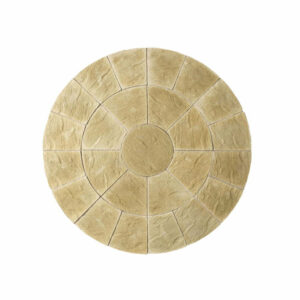 2.4mtr Abbey Paving Circle Kit - York Gold