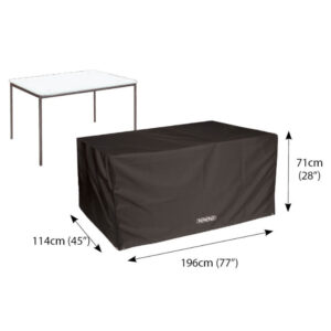 Classic Protector 6000 Rectangular Table Cover - 8 Seat - Black