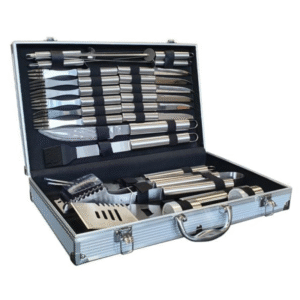 Lifestyle 24pc Stainess Steel Barbecue Toolkit