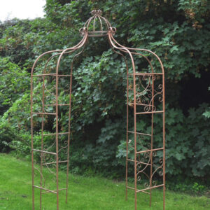 Osbourne Love Metal Gazebo - Rusty Brown