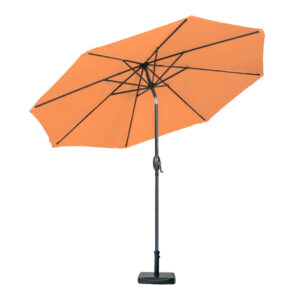 RC 3m Crank And Tilt Parasol With Powder Coated Pole - Orange