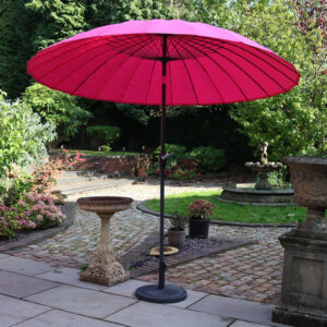 RC Shanghai 2.7m Crank And Tilt Parasol - Pink