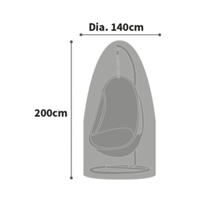 Ultimate Protector Hanging Chair Cover - Large - Charcoal