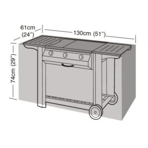 Super Tough Medium Flatbed Barbecue Cover - Green