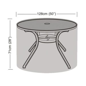 Super Tough 4-6 Seater Round Table Cover - Green