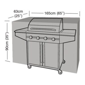 Premium Super Tough Extra Large Classic Barbecue Cover - Green