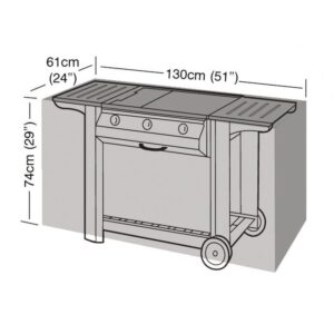 Premium Super Tough Medium Flatbed Barbecue Cover - Green