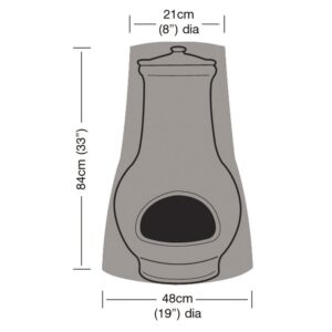 Premium Super Tough Medium Chimenea Cover - Green