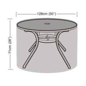 Premium Super Tough 4-6 Seater Round Table Cover - Green