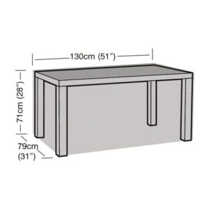 Premium Super Tough 4 Seater Rectangular Table Cover - Green