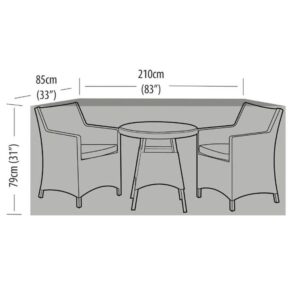 Premium Super Tough 2 Seater Extra Large Bistro Set Cover - Green