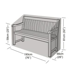 Premium Super Tough 3-4 Seater Bench Cover - Green