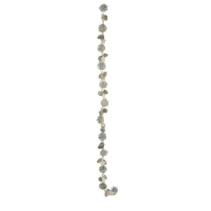 Osbourne White Pinecone & Star Christmas Garland